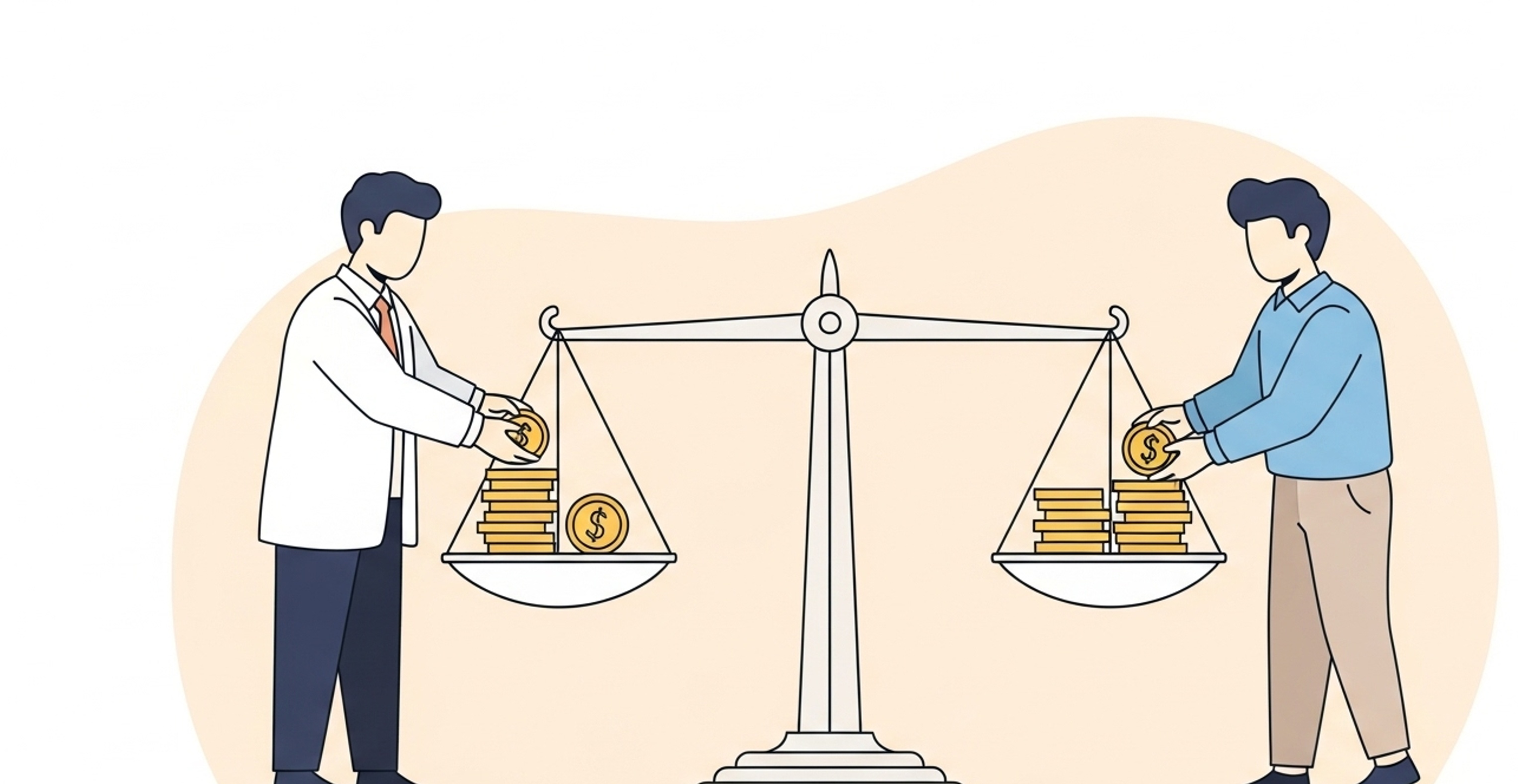 병원 진료 후 건강보험 혜택을 확인하는 장면, 의료비 부담을 줄이는 건강보험의 역할을 이해해야 합니