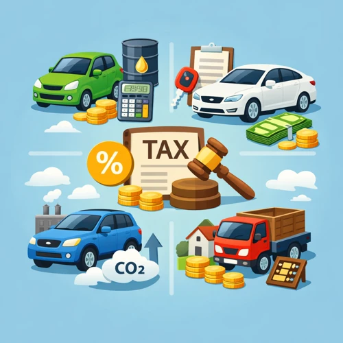 자동차 세금 산정 요소 표현
