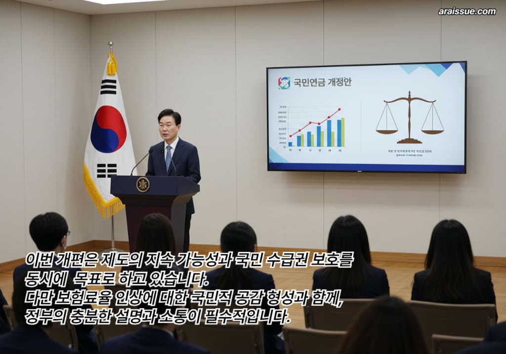 이번 개편은 제도의 지속 가능성과 국민 수급권 보호를 동시에 목표로 하고 있습니다.