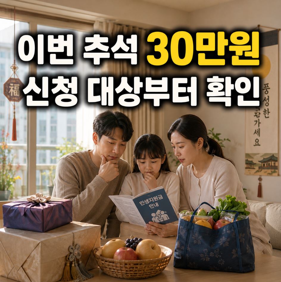 완주군 추석 민생지원금 30만원 신청방법