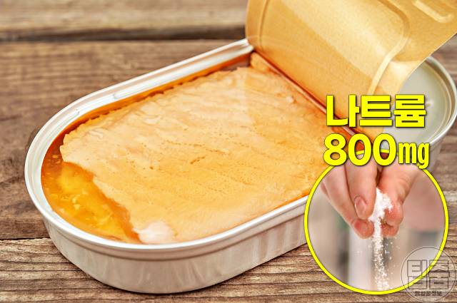 나트륨 과다섭취 혈압 나트륨많은음식 연어통조림