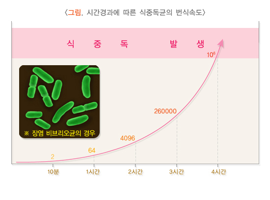 식중독 원인 및 증상