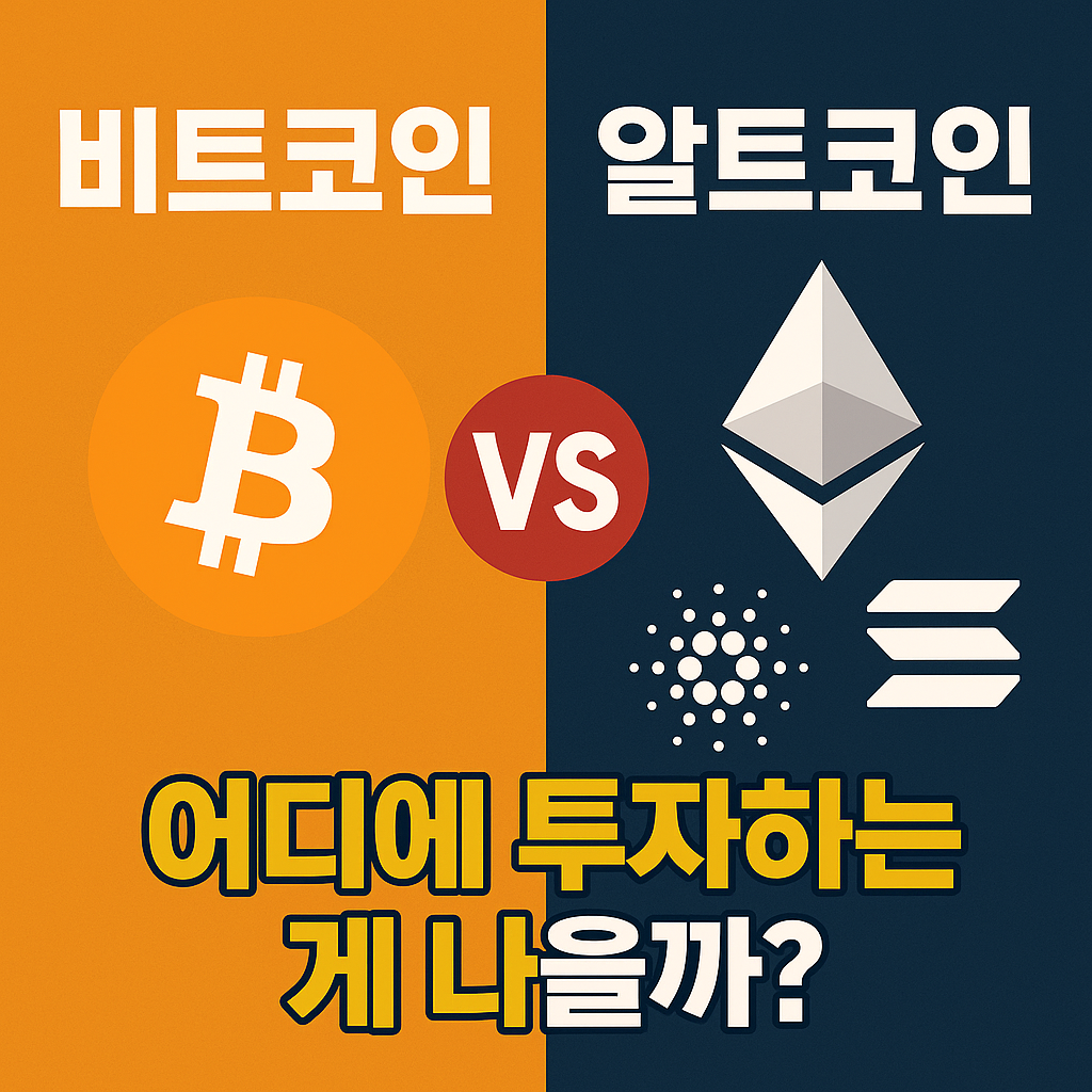 💰비트코인 vs 알트코인, 지금 어디에 투자하는 게 더 이득일까?