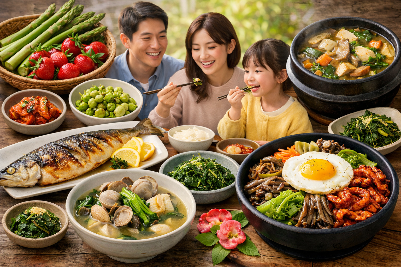 봄 제철 음식 궁합
