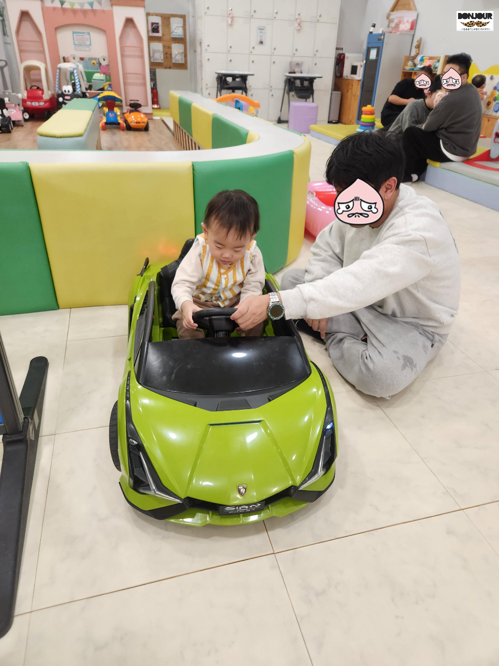 베이비엔젤스 송도점 자동차놀이 포르쉐 18개월 아기