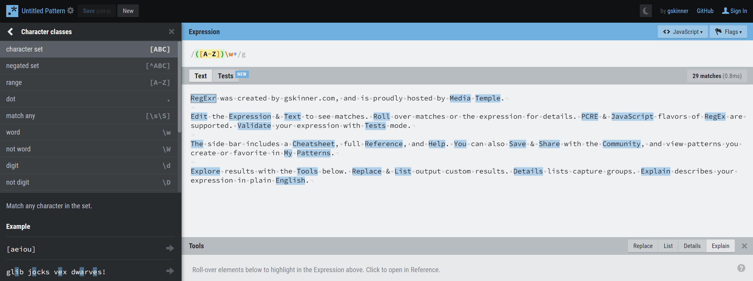 RegExr
