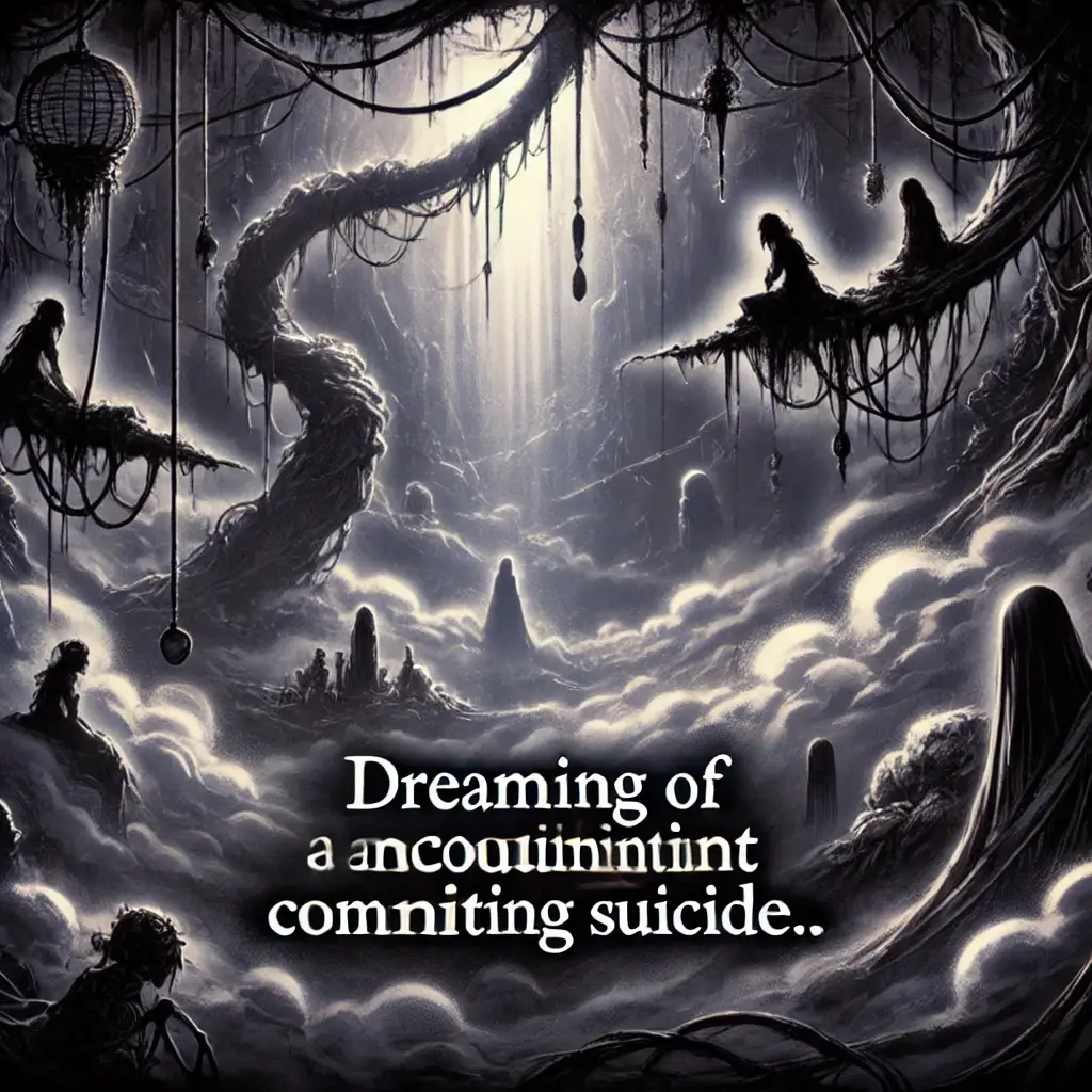 지인이 자살하는 꿈 해몽