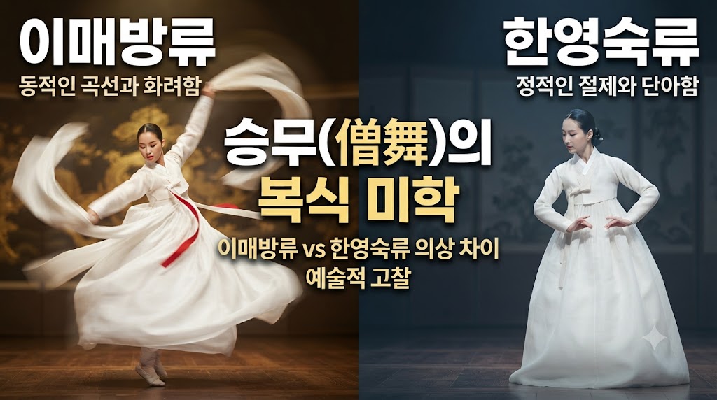 승무(僧舞)의 복식 미학: 이매방류와 한영숙류의 의상 차이와 예술적 고찰