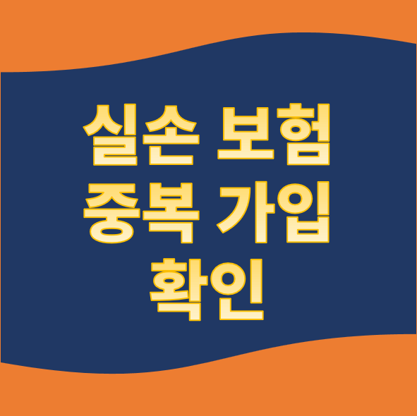 실손-보험-중복-가입-확인-방법