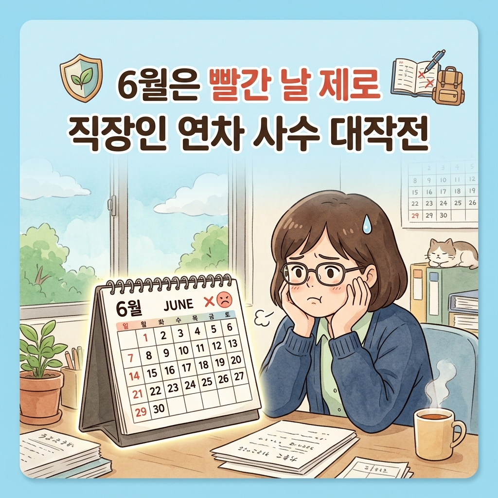 2026년 6월 현충일 대체공휴일 미적용 직장인 연차 사용 전략