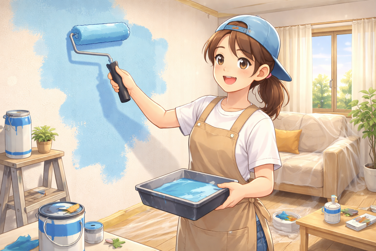 초보자도 가능한 페인트칠 셀프 인테리어