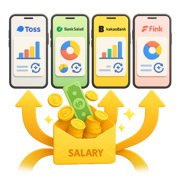 돈 새는 구멍 막아줄 2025 최신 월급관리 어플 BEST 5