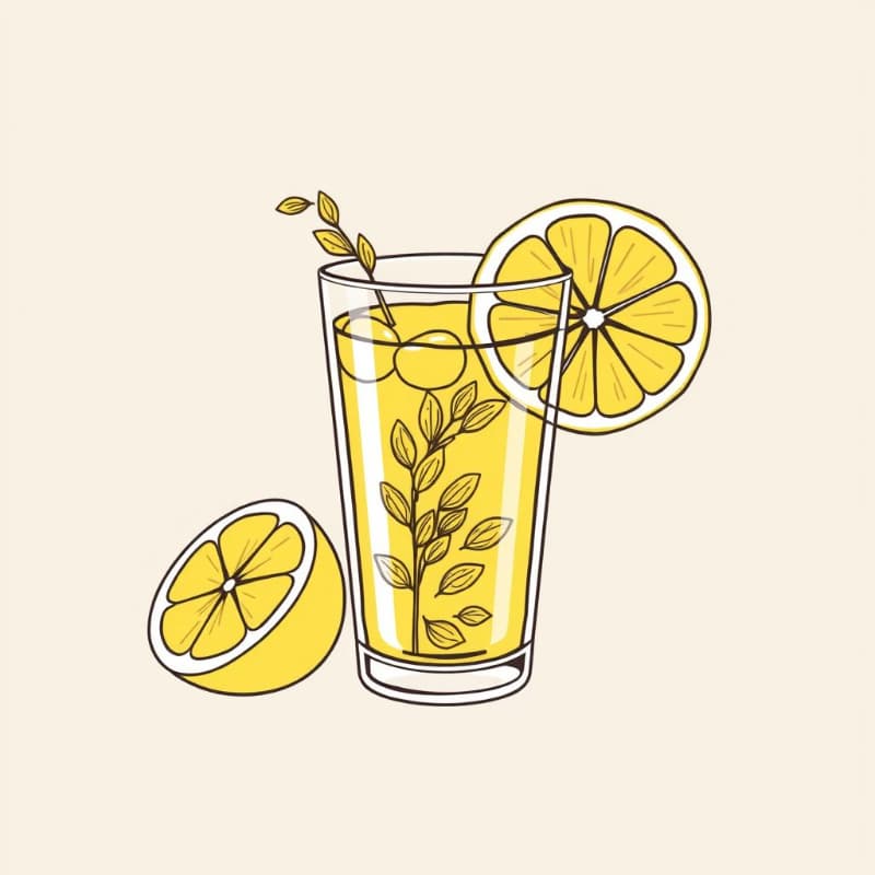 보리차 + 레몬 조합 – 수분 보충 + 뇌 리프레시