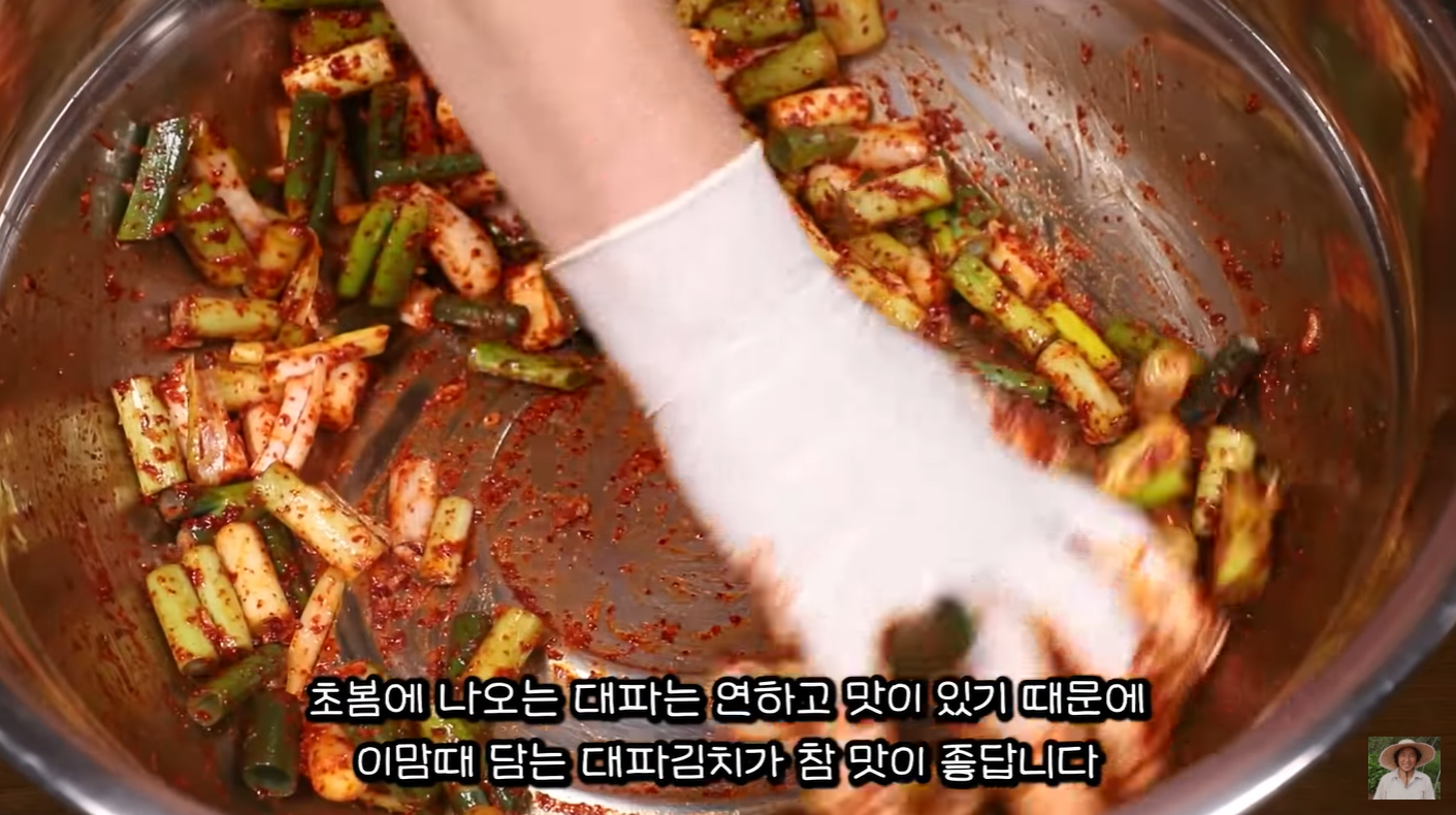 대파김치황금레시피