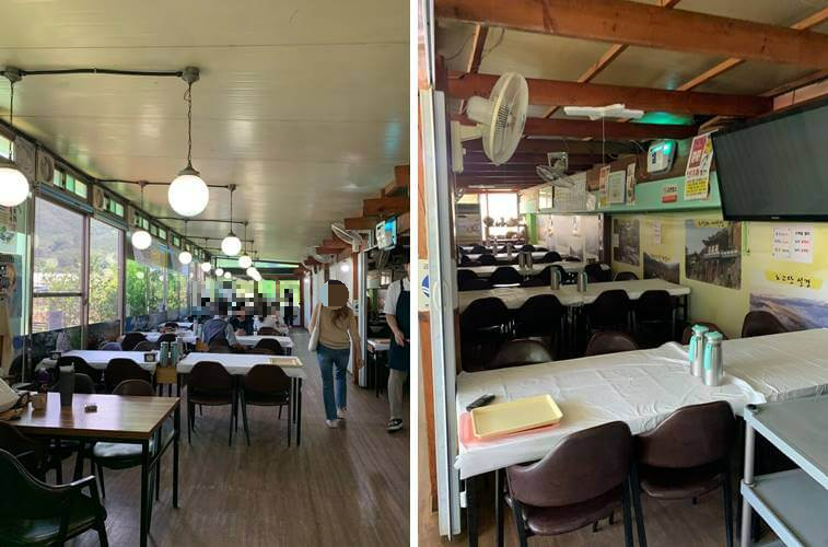 내부 자리 모습