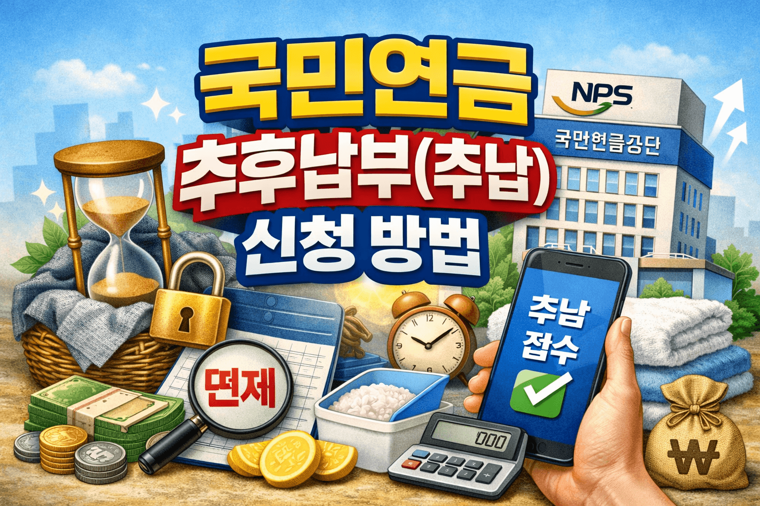 국민연금 추후납부(추납) 신청 방법｜기간 한도부터 모바일 접수까지 총정리
