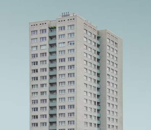 주상복합으로 보이는 건물 사진