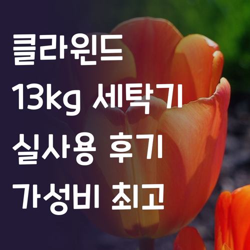 캐리어 클라윈드 세탁기 KWMT-13..