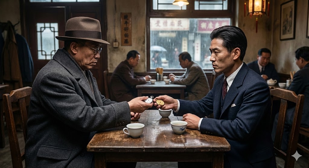 회중시계교환장면