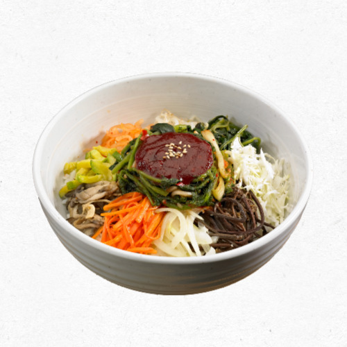 제철나물로 만든 건강한 비빔밥