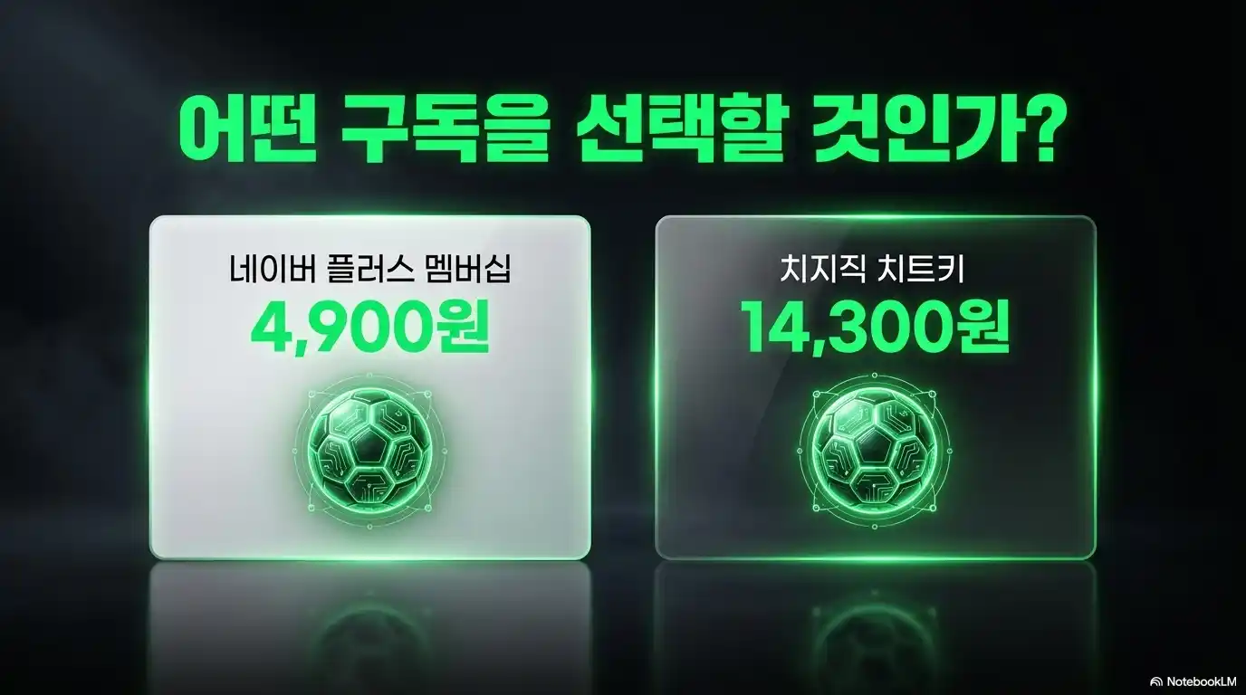 2026 월드컵 다시보기 구독 비교 네이버 플러스 멤버십 4900원 치지직 치트키 14300원