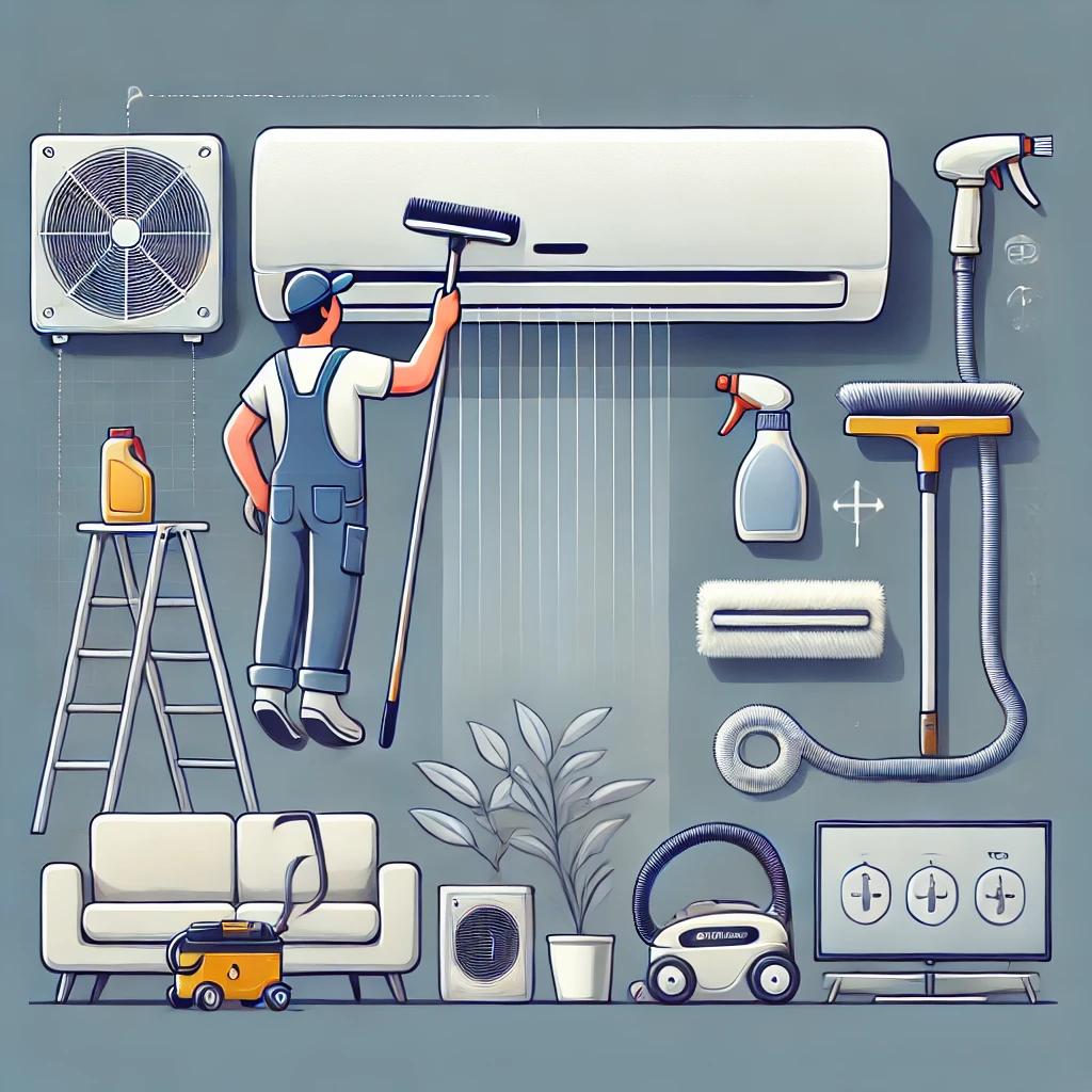 벽걸이 에어컨 청소방법