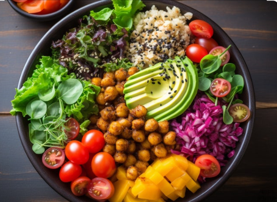 채식 중심 식단과 암 발병 위험 감소 관련 이미지