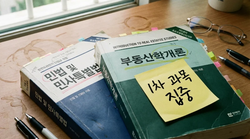 공인중개사 1차 과목 기초 다지기 단계 이미지