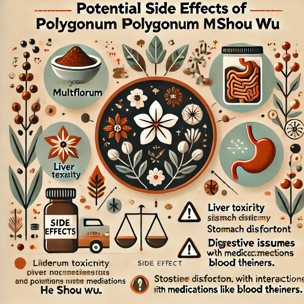 적하수오 섭취 시 주의해야 할 부작용