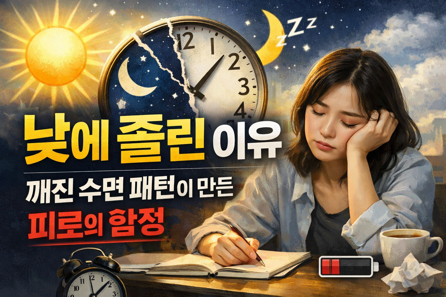 낮에 졸린 이유