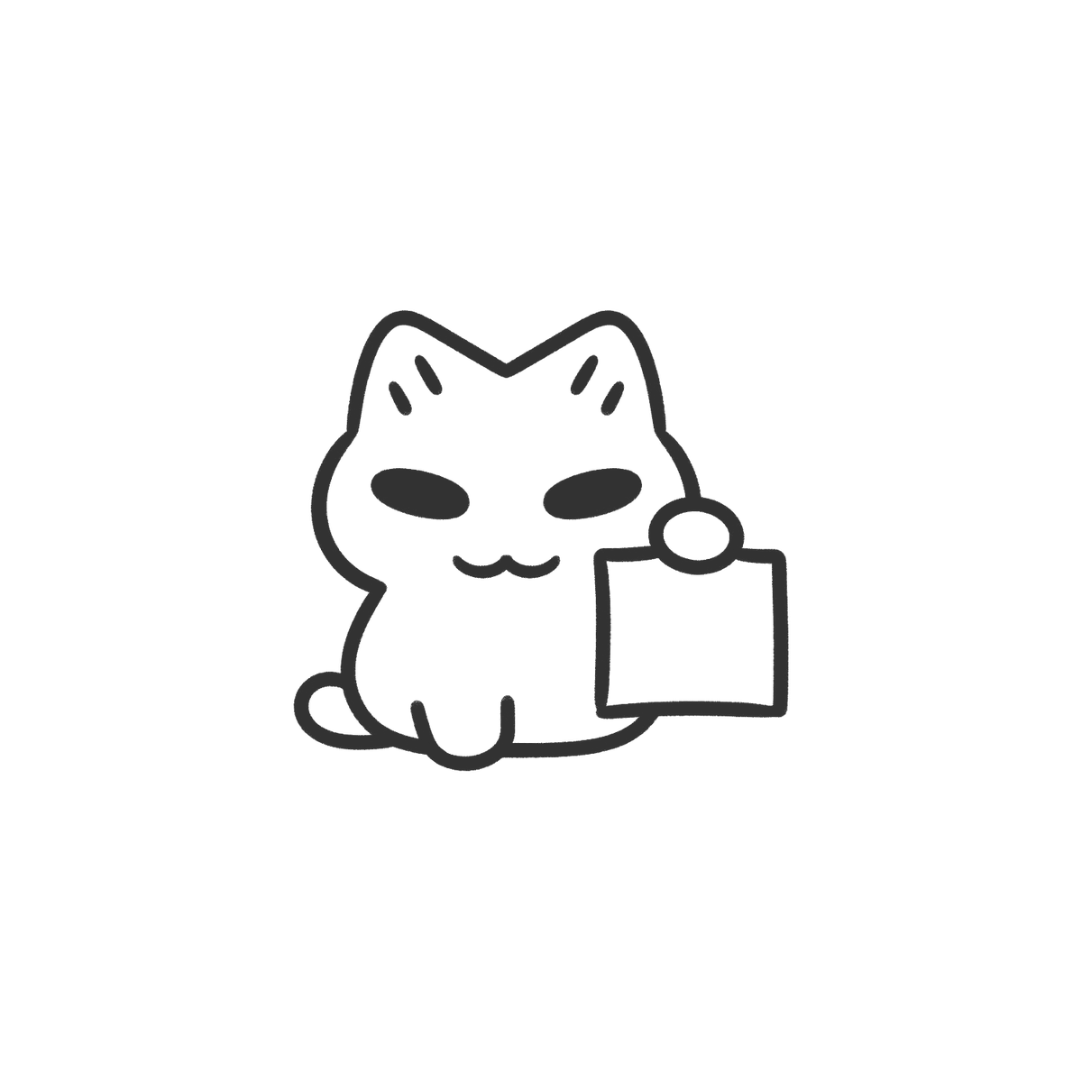 귀여운 투표 인증 용지 