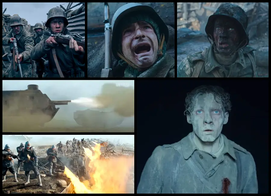 넷플릭스 영화 추천 서부 전선 이상 없다 영화 장면들