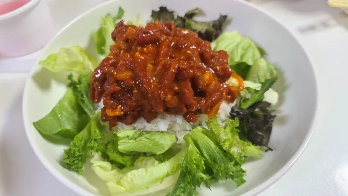 본죽 고추장육회비빔밥