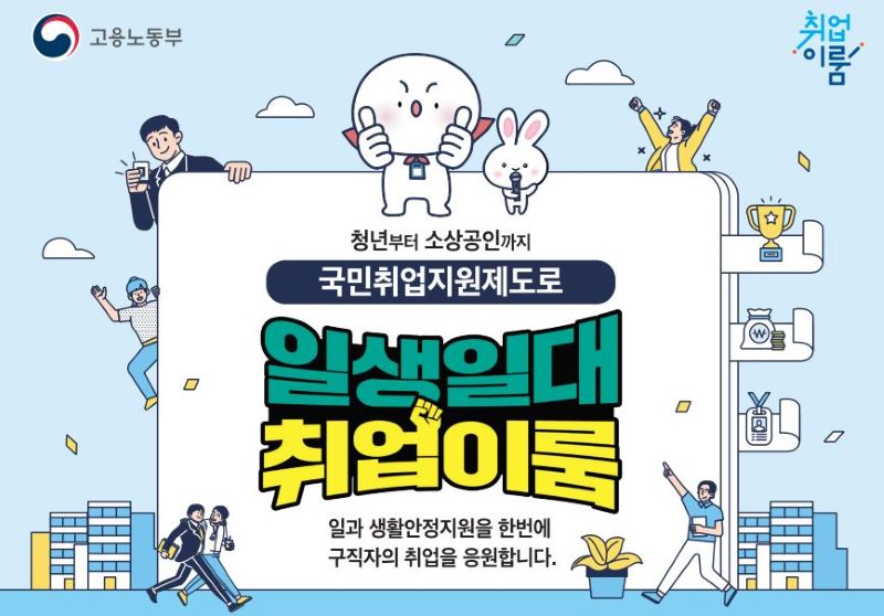 국민취업지원제도 신청-지원대상, 금액, 신청 바로가기