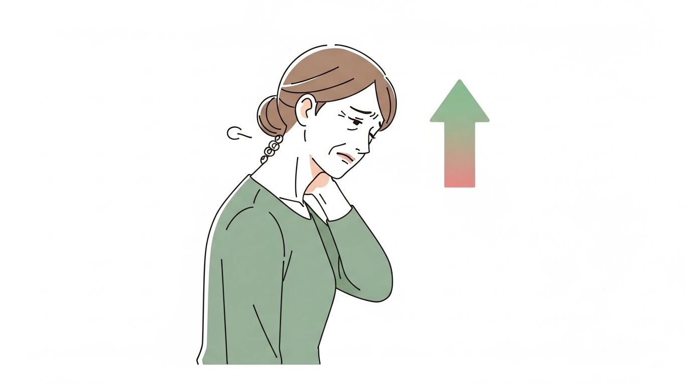 뒷목 뻐근함, 단순히 피로 때문일까 소리 없이 치솟는 '압력'의 경고