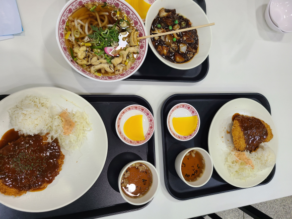 푸드코트 식사 사진