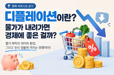디플레이션이란? 물가가 내려가면 경제에 좋은 걸까?