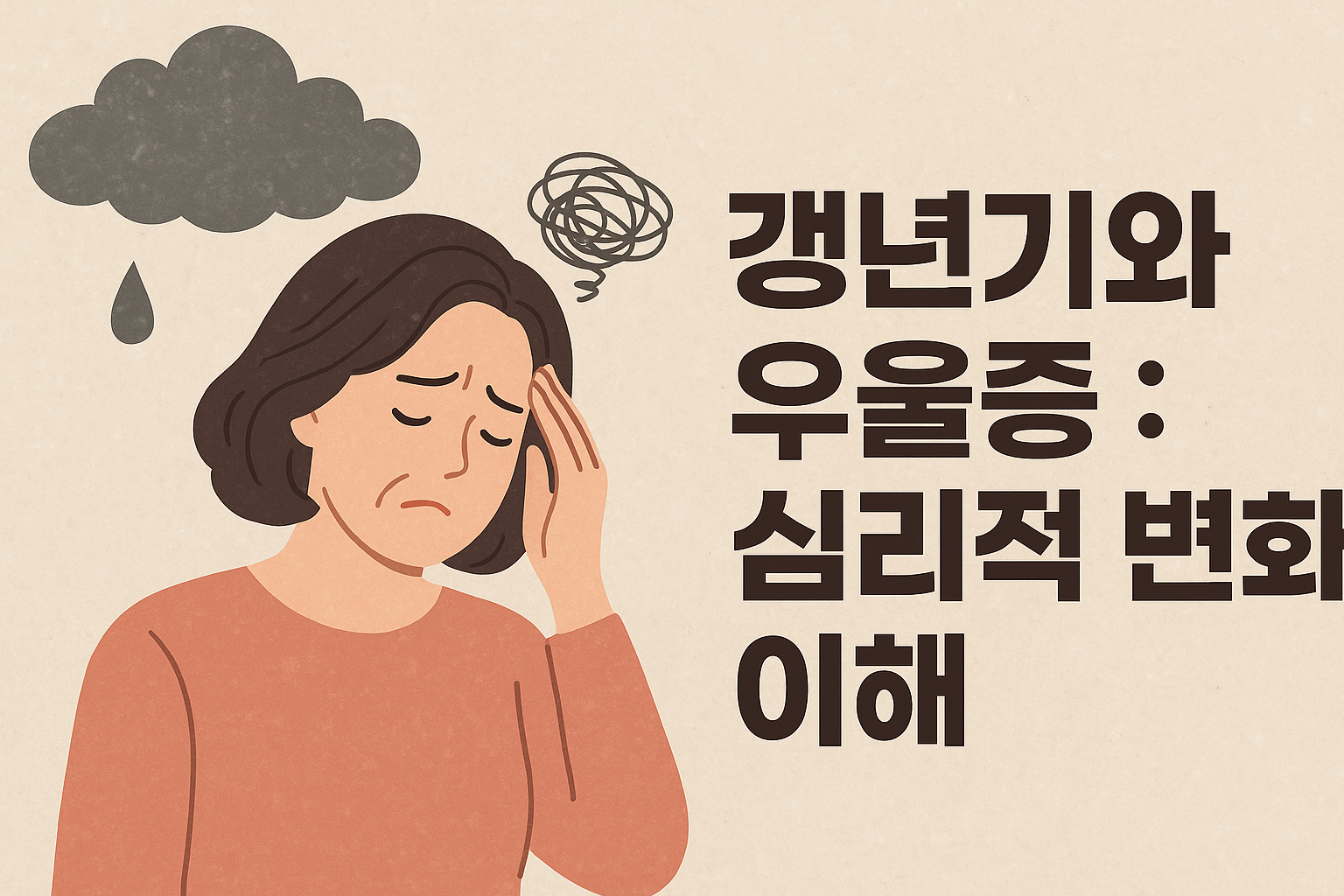 갱년기와 우울증: 심리적 변화 이해