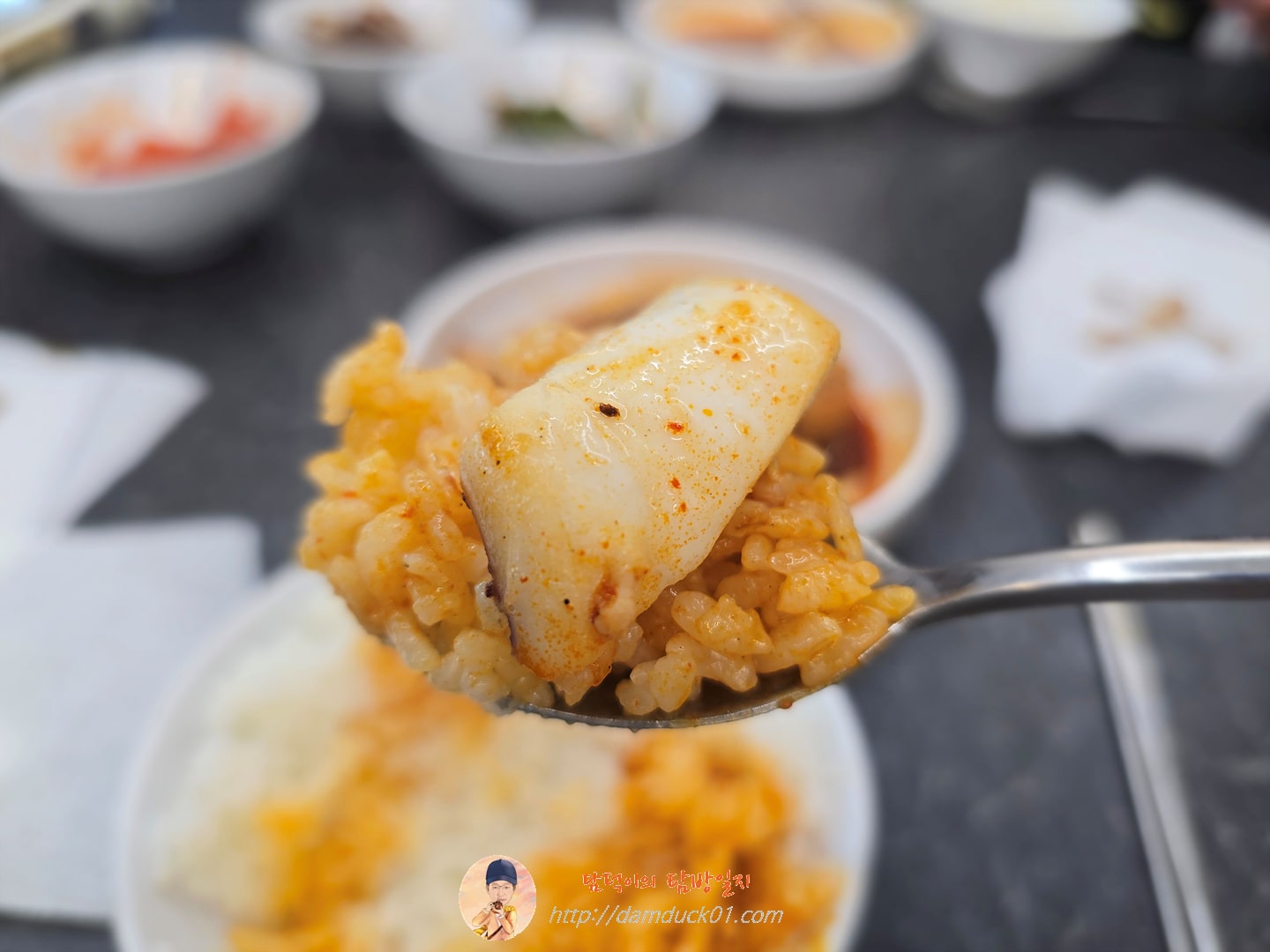 통오징어닭볶음탕(한마리)