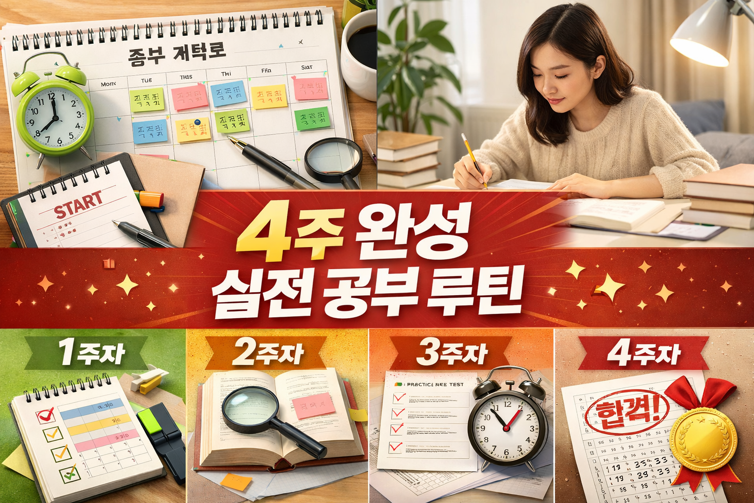 자격증 공부 계획표 예시