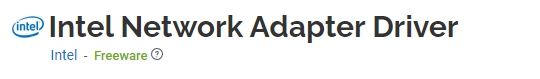 Intel-Network-Adapter-Driver