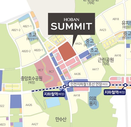 인천 검단신도시 AB19블럭 호반써밋-현장