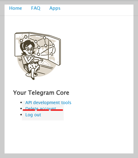 텔레그램 삭제 페이지 이미지2