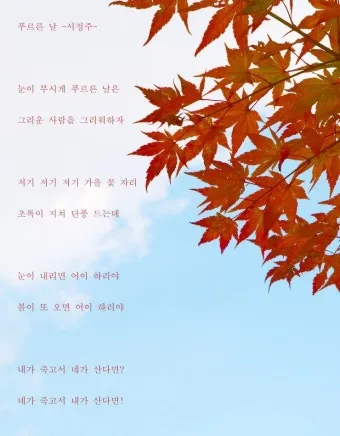 가을 시 모음 5편 추천 선별_17