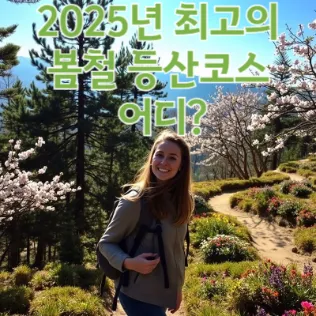 봄철 등산코스를 추천드립니다!