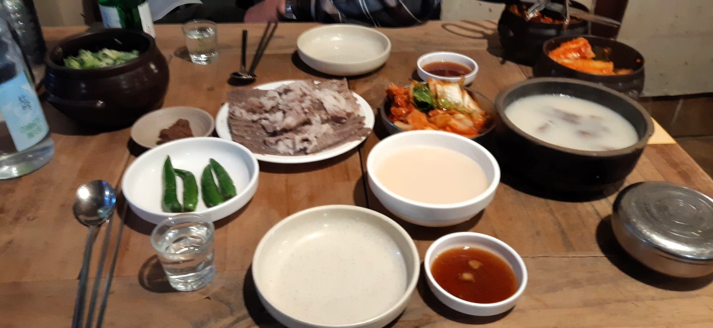 설렁탕과 수육