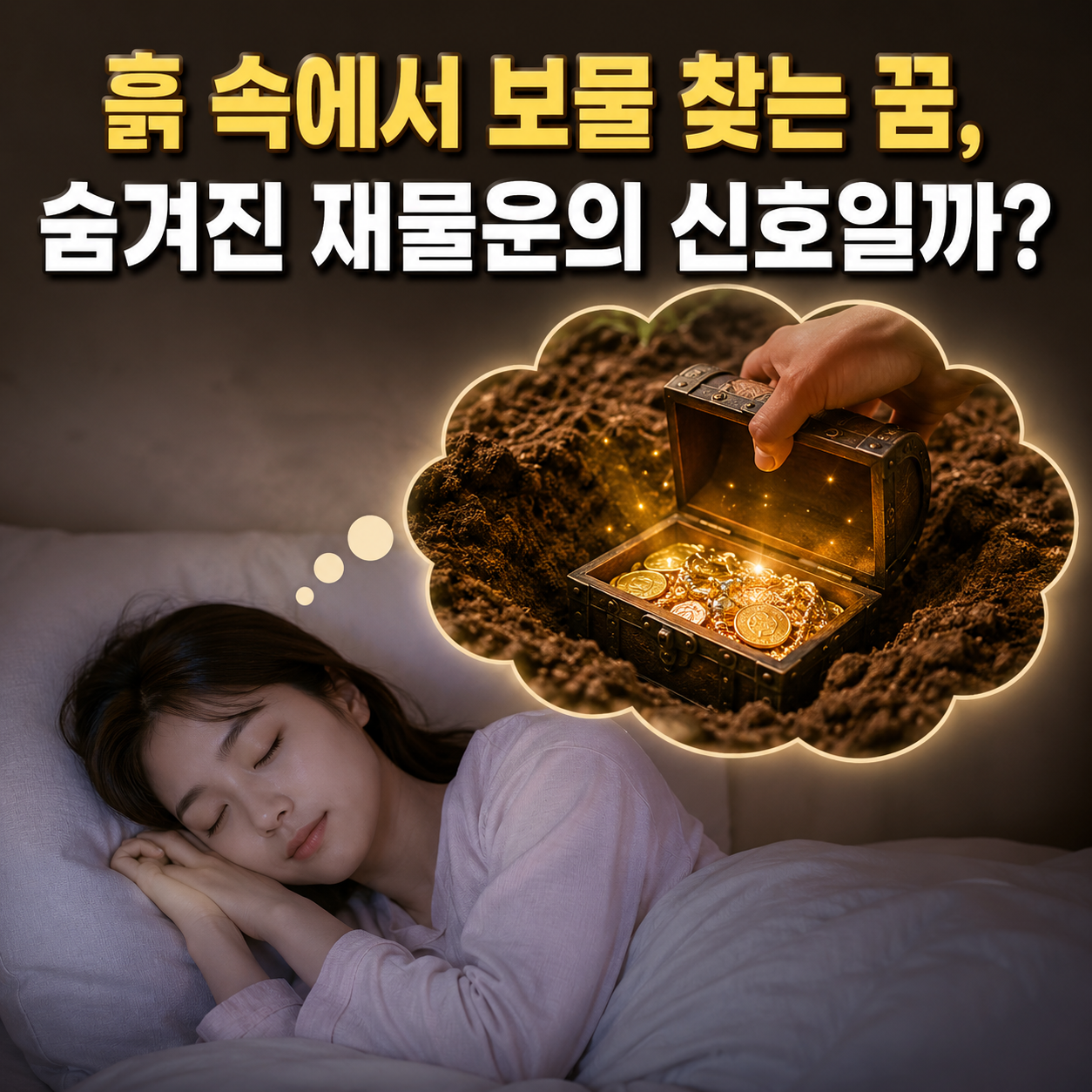 흙 속에서 보물 찾는 꿈