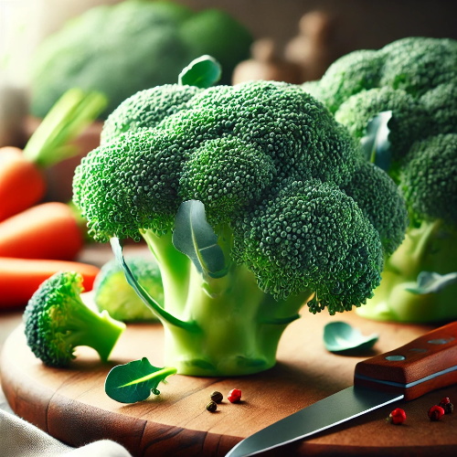 신선한 브로콜리의 근접 사진