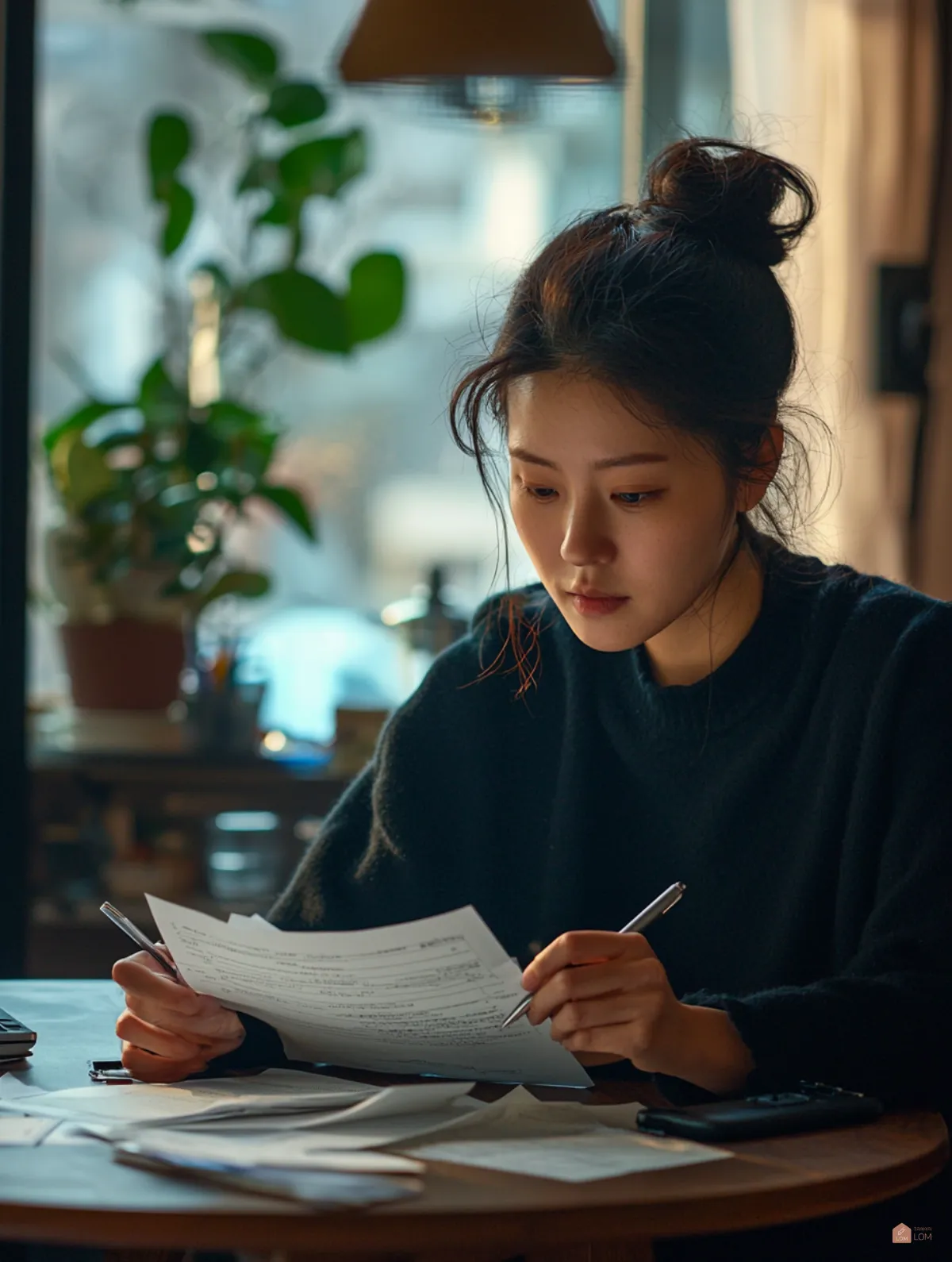 월세계약하는-한국여자02