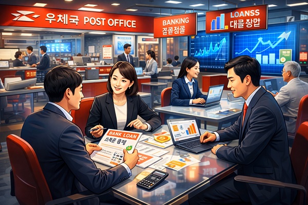 은행업무 대행하는 우체국